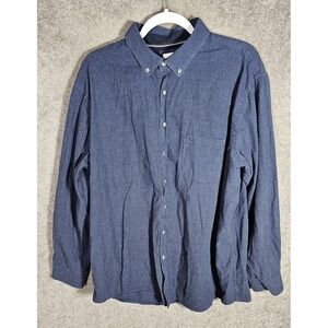 BRAX Cozy Light Flannel Daniel Modern Fit Button Down Shirt Mens Size XXL‎ Blue